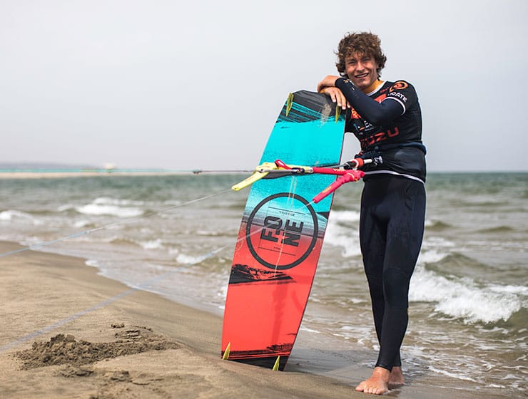 Maxime Chablot kiteboarder
