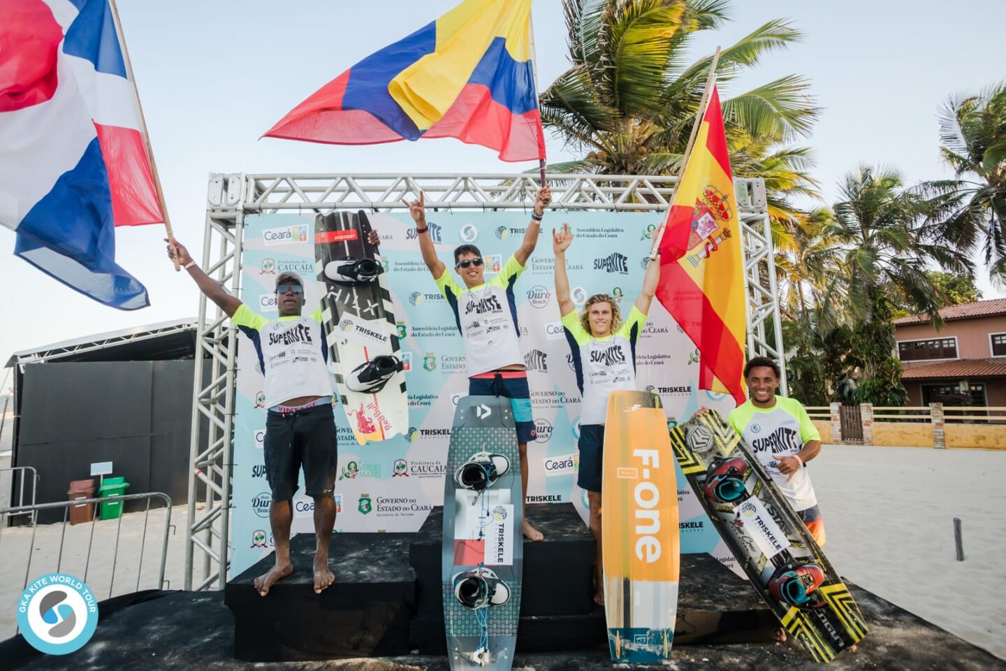 GKA Freestyle World Cup Cumbuco Podium GKA Freestyle World Cup Cumbuco podium
